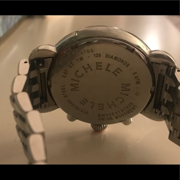 Michele watch: CSX diamond chronograph - Picture 6 of 7